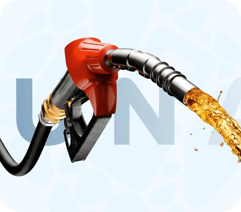 Fuel nozzle dispensing a stream of diesel